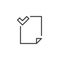 File Accepted outline icon