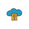 File Access icon. Simple element from web hosting icons collection. Creative File Access icon ui, ux, apps, software and
