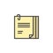 File Attach filled outline icon