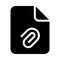 FILE attach glyphs icon