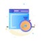 File, Brower, Compass, Computing Abstract Flat Color Icon Template