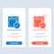 File, Brower, Compass, Computing  Blue and Red Download and Buy Now web Widget Card Template