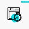 File, Brower, Compass, Computing turquoise highlight circle point Vector icon