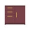 File cabinet drawer archive vector icon. Business document storage office folder datum. Catalog furniture box