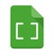 File code vector flat icon