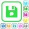 File comment vivid colored flat icons