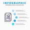 File, Document, House Line icon with 5 steps presentation infographics Background