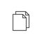 File documents line icon