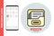 File manager or file browser application icon for smartphone, tablet, laptop or other smart device with mobile interface