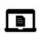 File online Vector icon which can easily modify or edit