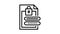 file password line icon animation