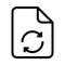 FILE RELOAD line VECTOR icon