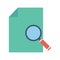 File scanning Color Vector Icon which can easily modify or edit