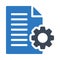 File setting vector glyph color  icon