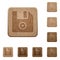 File size wooden buttons