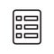 File vector thin line icon