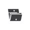 Files folder vector icon