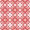 Filet crochet lace design. Seamless background in red