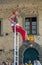 FILETTO, ITALY - AUGUST 11, 2019: The annual Medieval market has assorted characters and street artists in a genuine