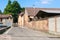 Filighera characteristic ancient village vision square church houses detail Po Valley