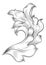 Filigree Heraldic Crest Coat Of Arms Floral Design
