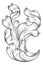 Filigree Heraldic Crest Coat Of Arms Floral Design