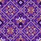 Filipino traditional Yakan tapestry inspired vector seamless pattern - geometric ornament perfect for textile