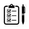 Fill form vector icon