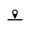 fill, location, map icon. Simple glyph, flat vector of Location icons for UI and UX, website or mobile application