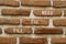 Fill the need symbol. Concept words Fill the need on red bricks on a beautiful brick wall background. Business, finacial and fill