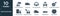 filled mechanicons icon set. contain flat car with an umbrella, van side view, car and headphones, car for sale, wrenc and