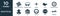 filled nautical icon set. contain flat ship engine propeller, swimming glasses, compass, whale, submarine window, buoys, pearl,