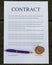 Filled paper contract