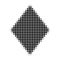 Filled Rhombus Halftone Dotted Icon