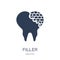Filler icon. Trendy flat vector Filler icon on white background