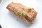 Fillet of salmon with watercress salad