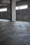 Filling the floor with concrete, screed and leveling the floor. Smooth floors made of a mixture of cement, industrial concreting