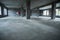 Filling the floor with concrete, screed and leveling the floor. Smooth floors made of a mixture of cement, industrial concreting