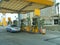 Filling station. petrol station. gas station. Car for fuel in a service station