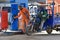 Filling station worker, Morocco