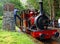 Filling the steam engine train with water at Talylln Railway Wales