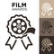 Film Award with Film Reel