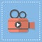 film camera. Vector illustration decorative design