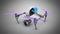 Film concept Generic Design Remote Control Air Drone Flying 3D r