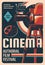 Film festival, cinema industry masterclass poster