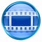 Film icon blue