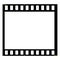 Film strip, blank photo frame, free space for your pictures
