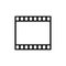 Filmstrip vector icon. Slide frames