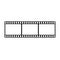 Filmstrip vector icon. Slide frames