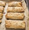 Filo pastry baked puff pastry pies